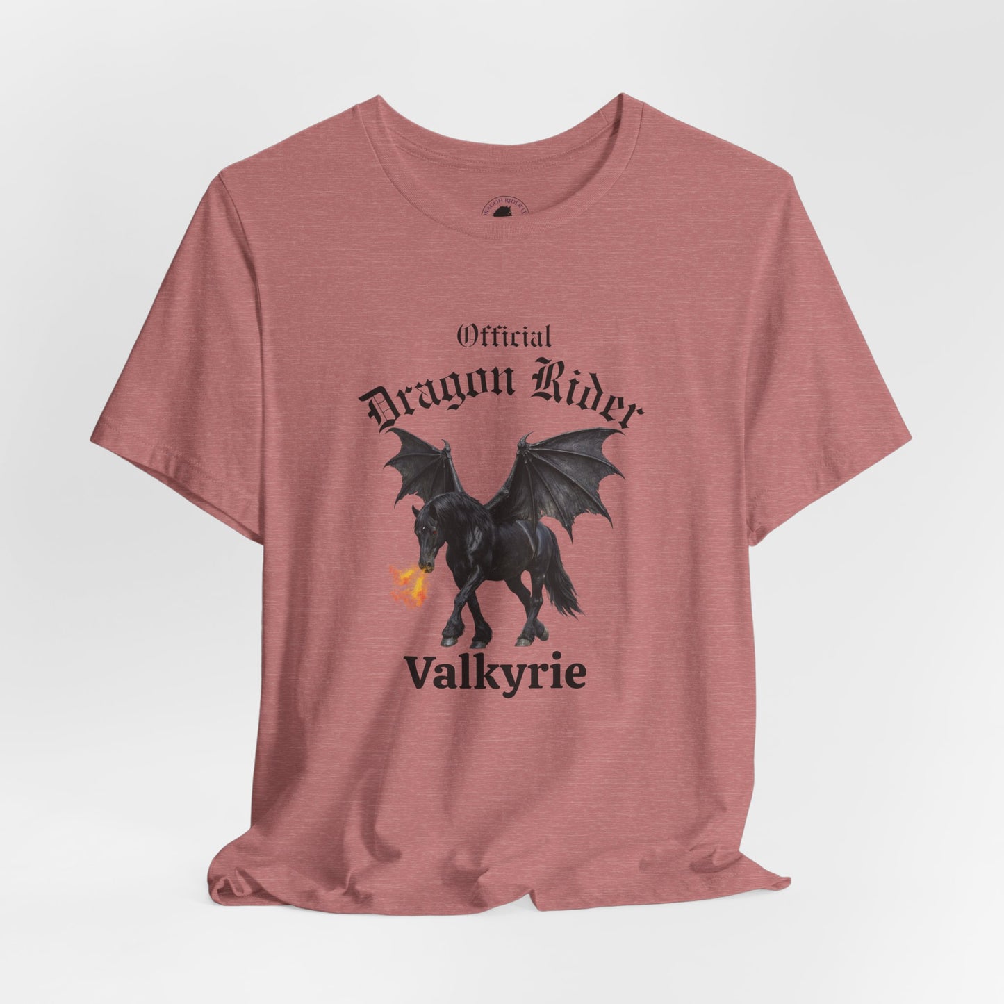 Personalized Black Dragon Rider Jersey Short Sleeve Tee