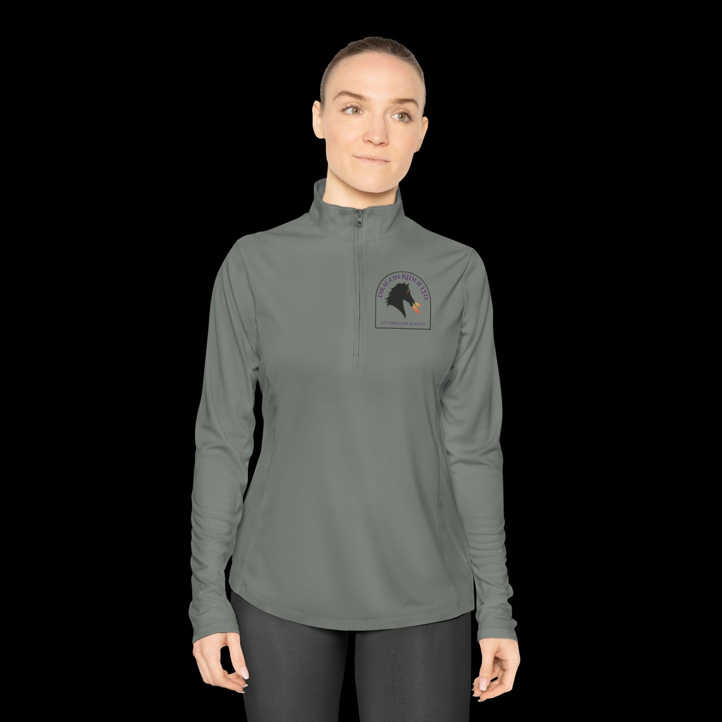 Ladies Quarter-Zip Pullover