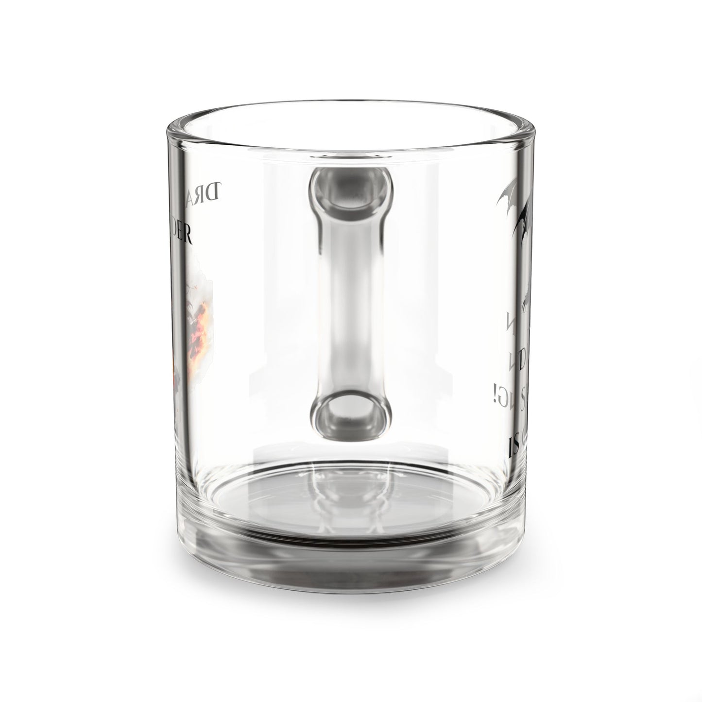 Dragon Rider Glass Mug, 10oz