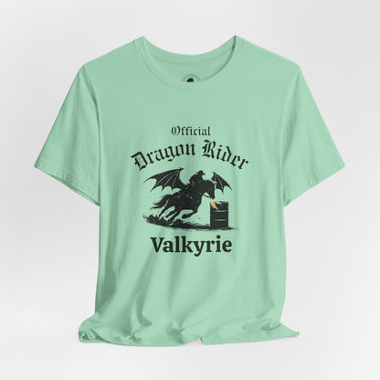 Personalized Barrel Racer Dragon Rider Jersey Short Sleeve Tee