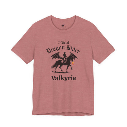 Personalized Dressage Dragon Rider Jersey Short Sleeve Tee