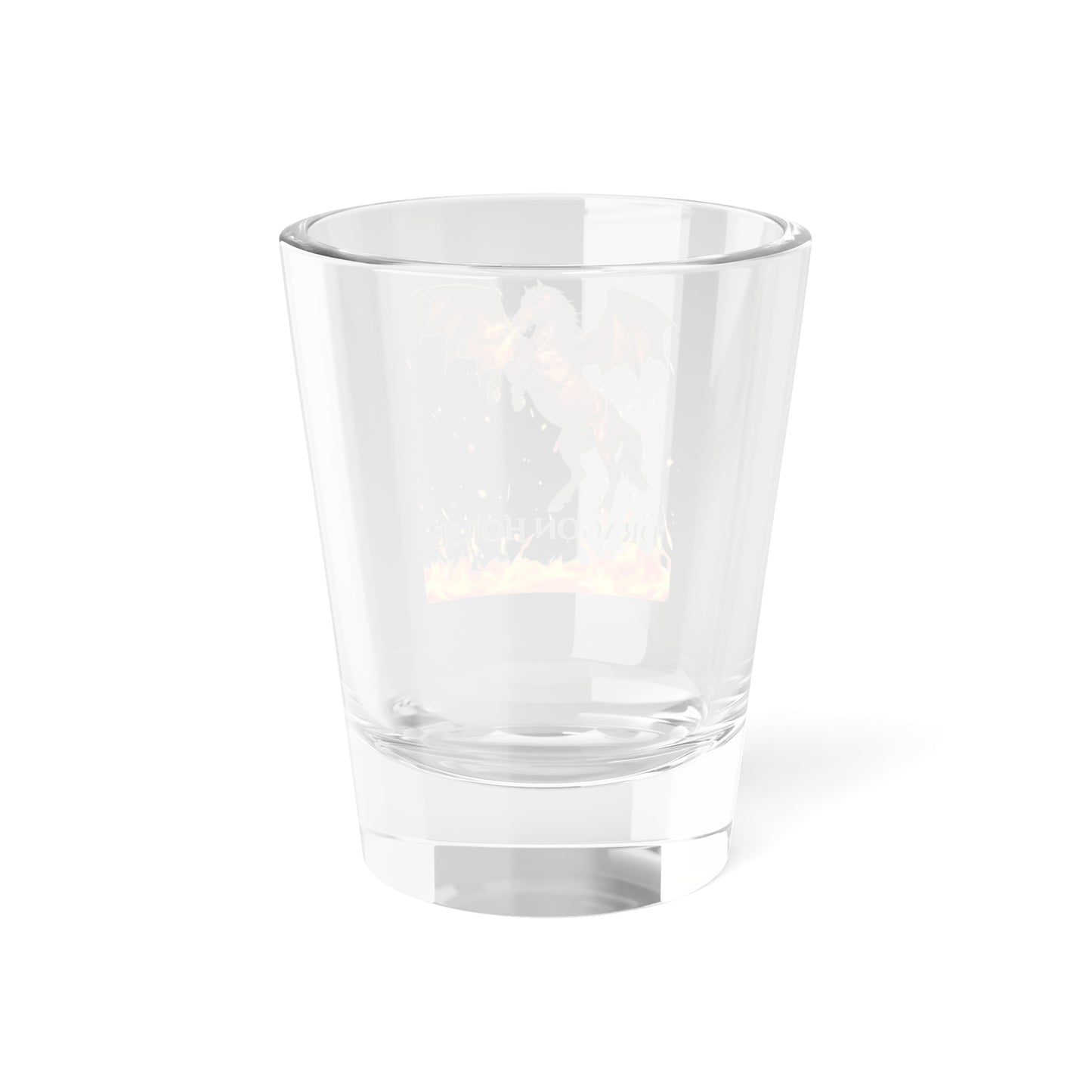 Bay Dragon Horse Shot Glass, 1.5oz