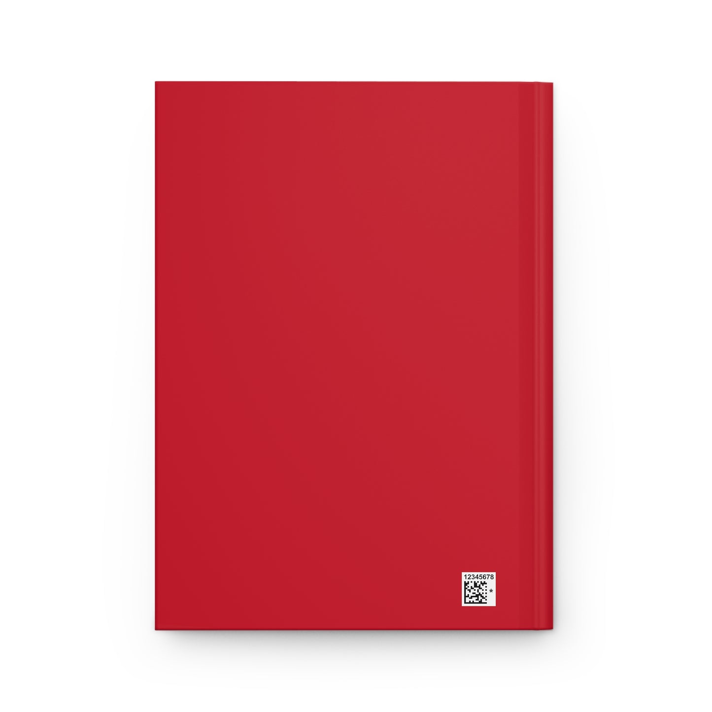 Personalized Hardcover Training Journal - Red