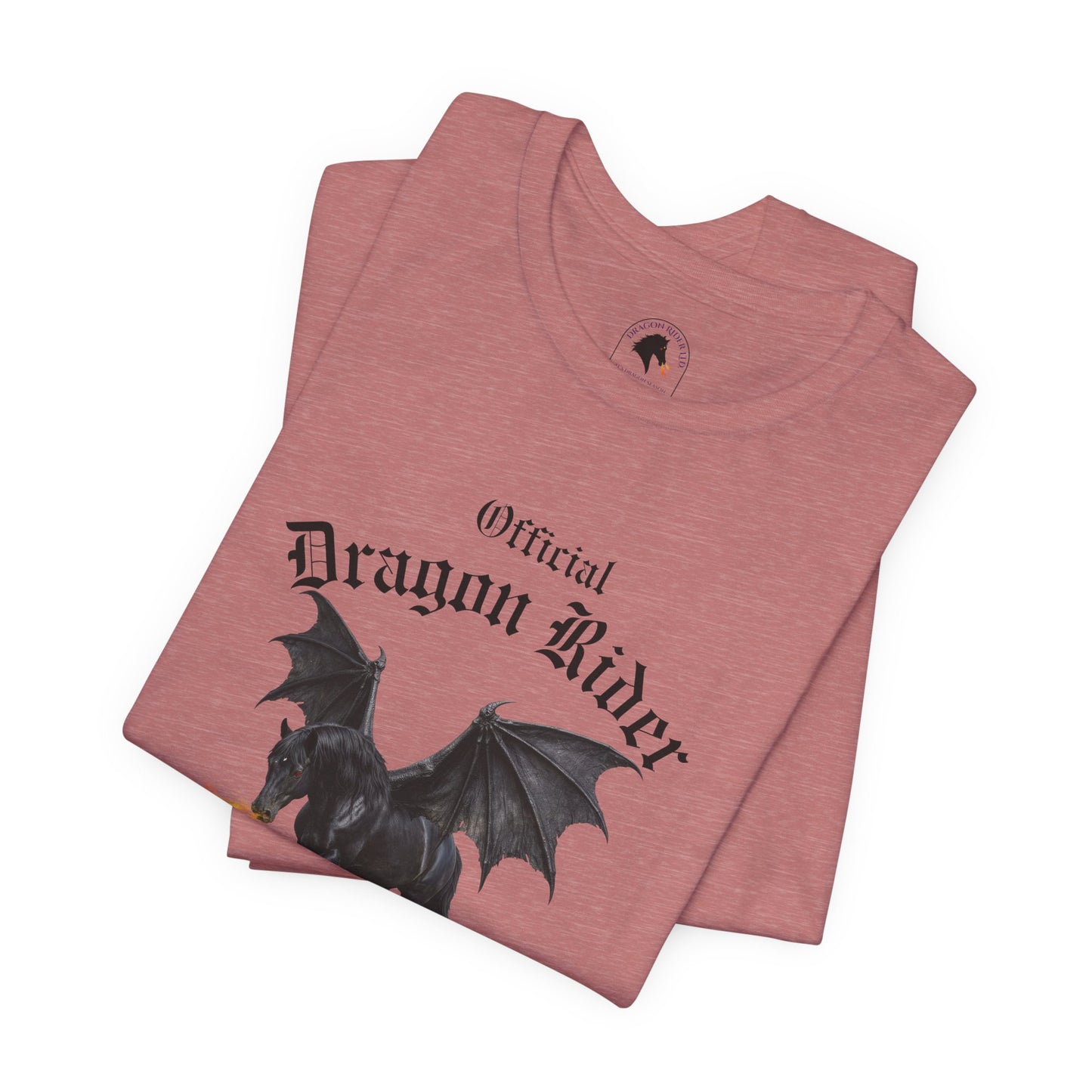 Personalized Black Dragon Rider Jersey Short Sleeve Tee