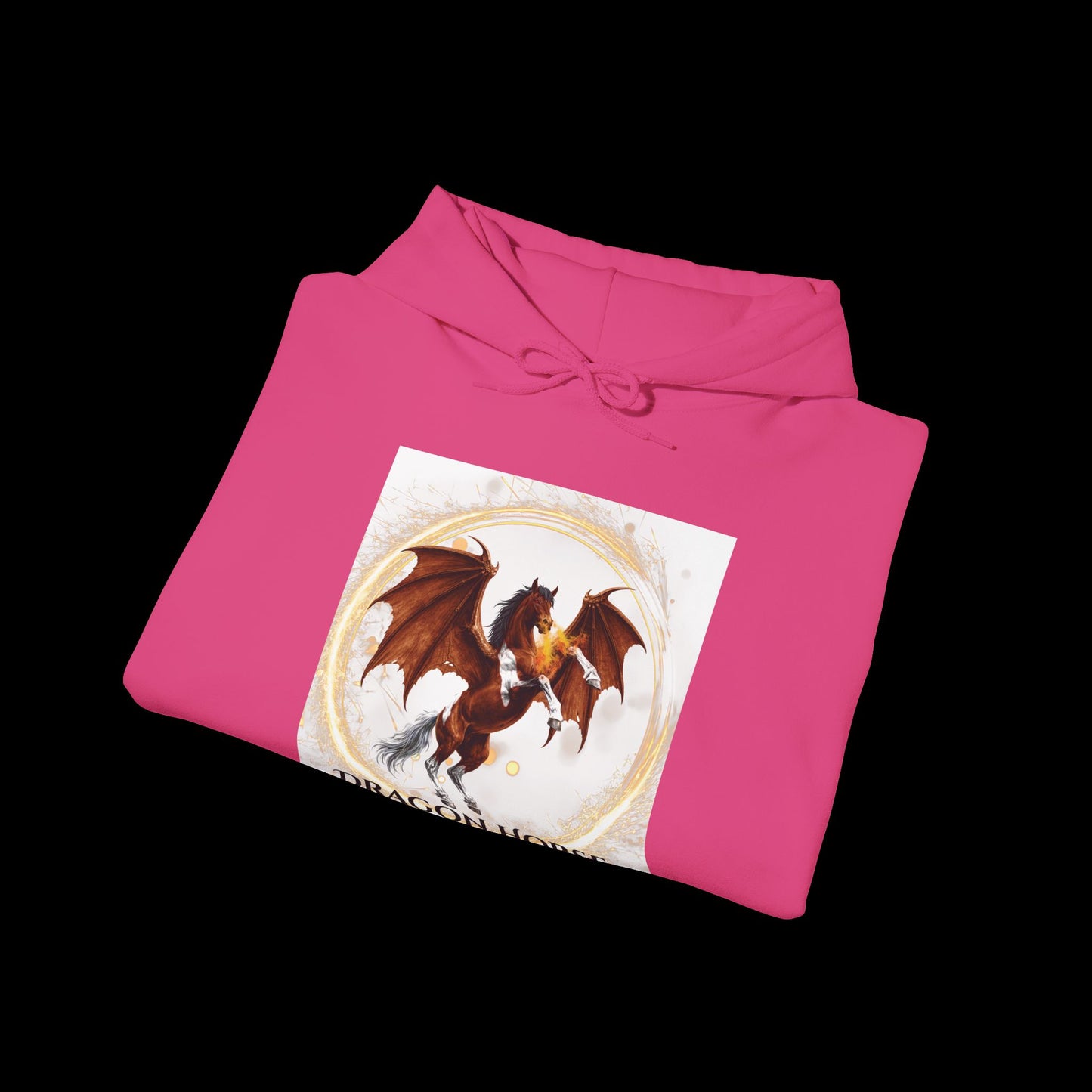 Bay & White Dragon Horse Heavy Blend™ Hooded Sweatshirt