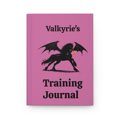 Personalized Hardcover Training Journal - Pink