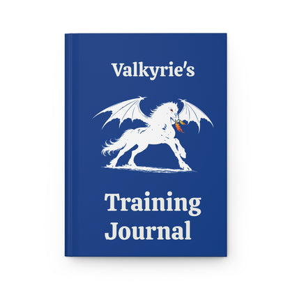 Personalized Hardcover Training Journal - Blue