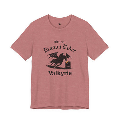 Personalized Barrel Racer Dragon Rider Jersey Short Sleeve Tee