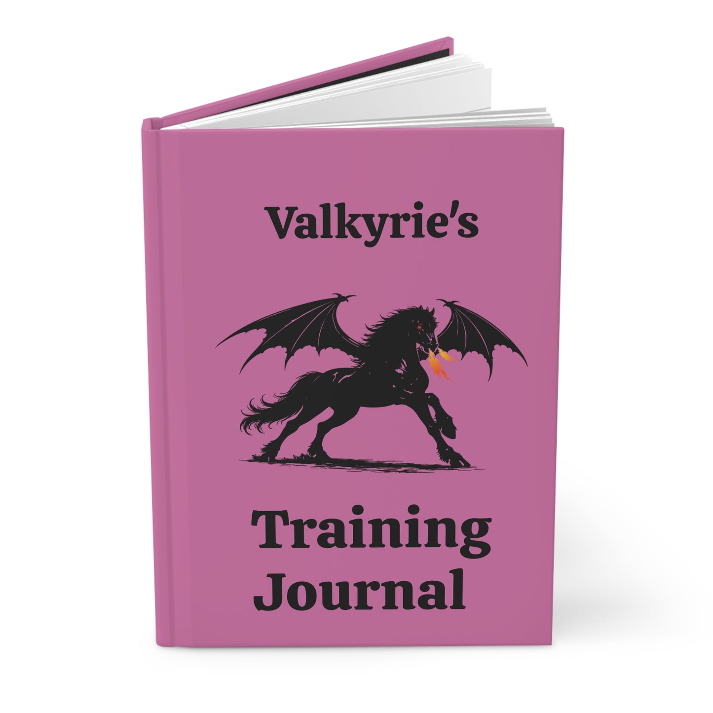 Personalized Hardcover Training Journal - Pink