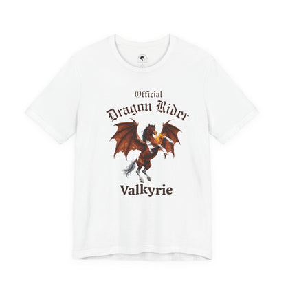 Personalized Bay & White Dragon Rider Jersey Short Sleeve Tee