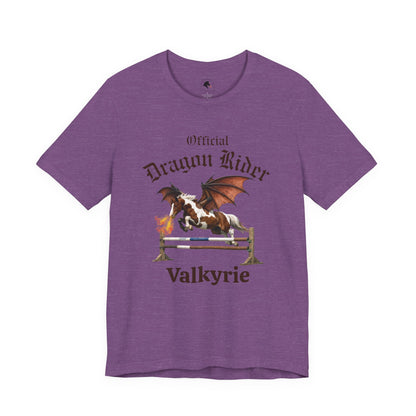 Personalized Chestnut & White Dragon Rider Jersey Short Sleeve Tee