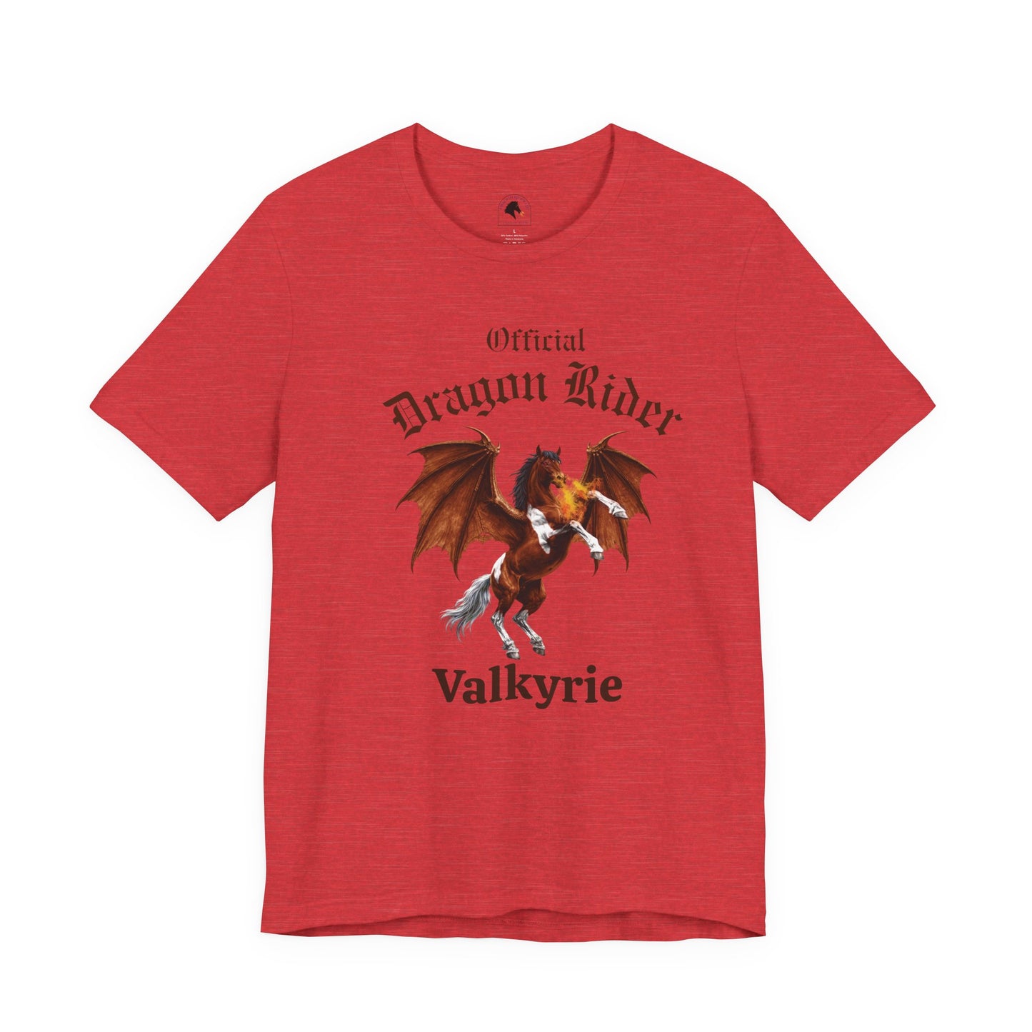 Personalized Bay & White Dragon Rider Jersey Short Sleeve Tee