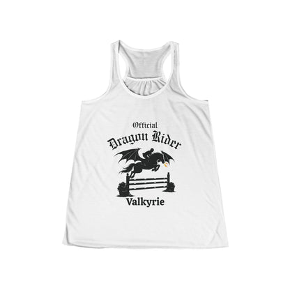 Personalized Jumper Dragon Rider Women's Flowy Racerback Tank