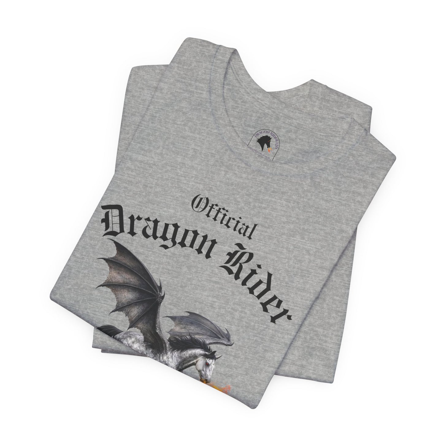 Personalized Gray Dragon Rider Jersey Short Sleeve Tee