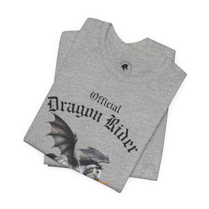 Personalized Gray Dragon Rider Jersey Short Sleeve Tee
