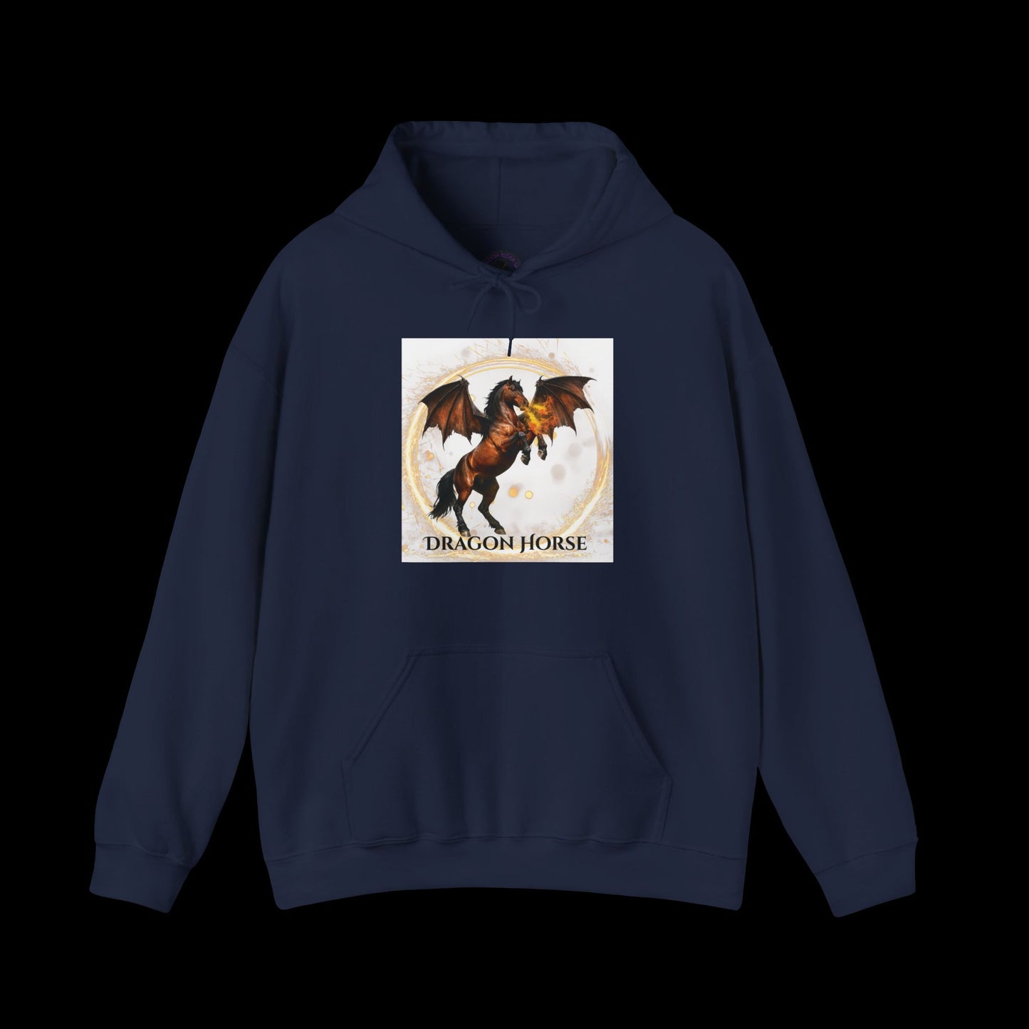 Bay Dragon Horse Heavy Blend™ Hooded Sweatshirt