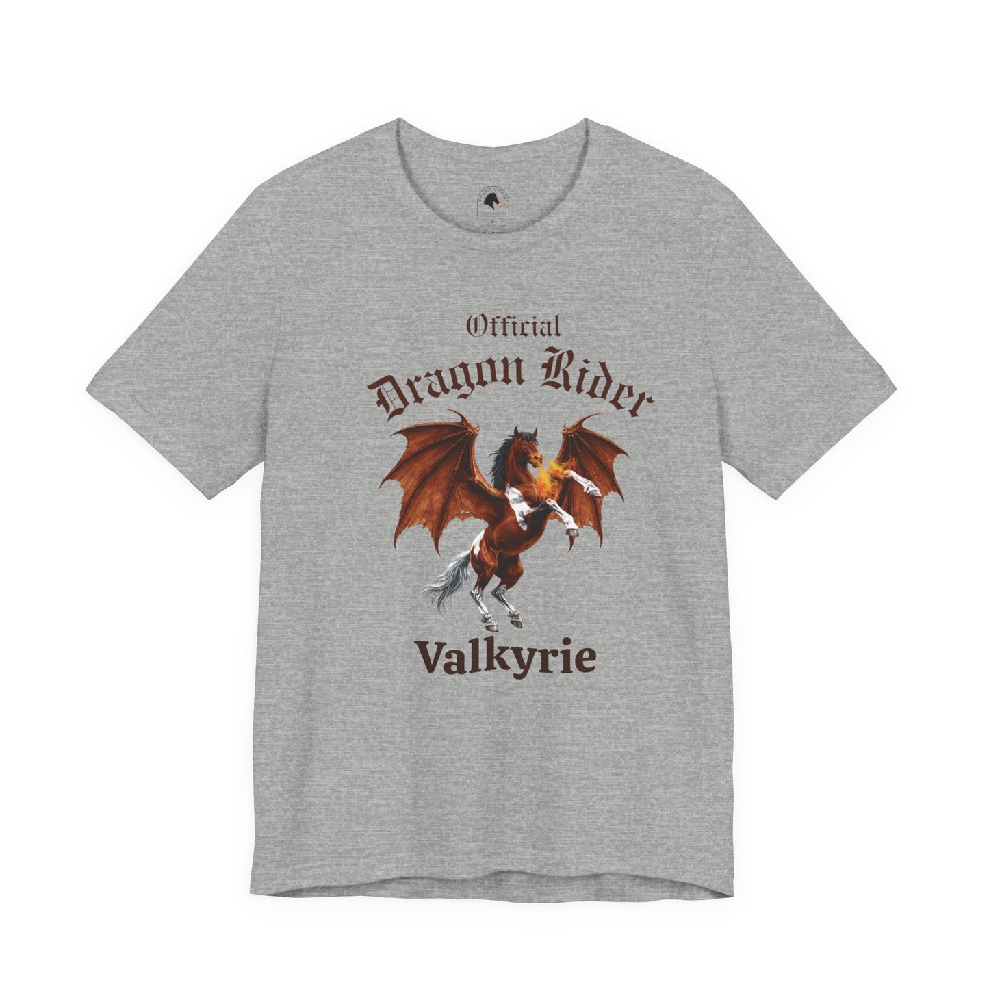 Personalized Bay & White Dragon Rider Jersey Short Sleeve Tee