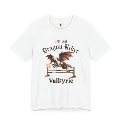 Personalized Chestnut & White Dragon Rider Jersey Short Sleeve Tee