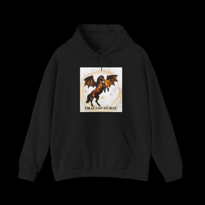 Bay Dragon Horse Heavy Blend™ Hooded Sweatshirt