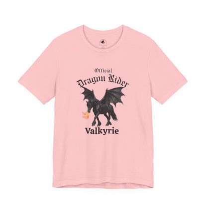 Personalized Black Dragon Rider Jersey Short Sleeve Tee