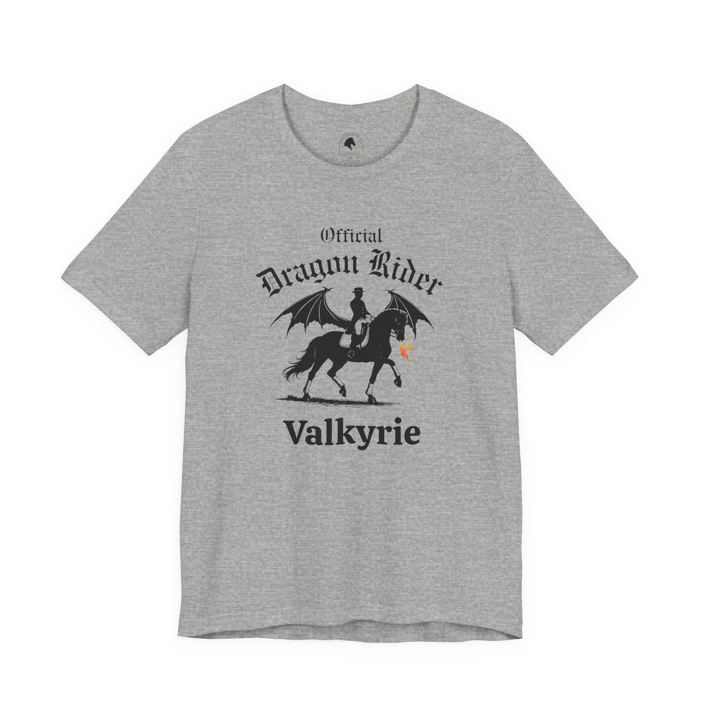 Personalized Dressage Dragon Rider Jersey Short Sleeve Tee