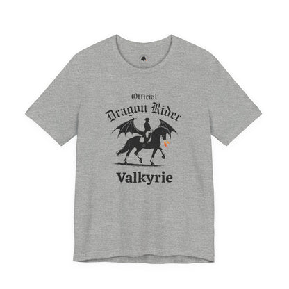 Personalized Dressage Dragon Rider Jersey Short Sleeve Tee