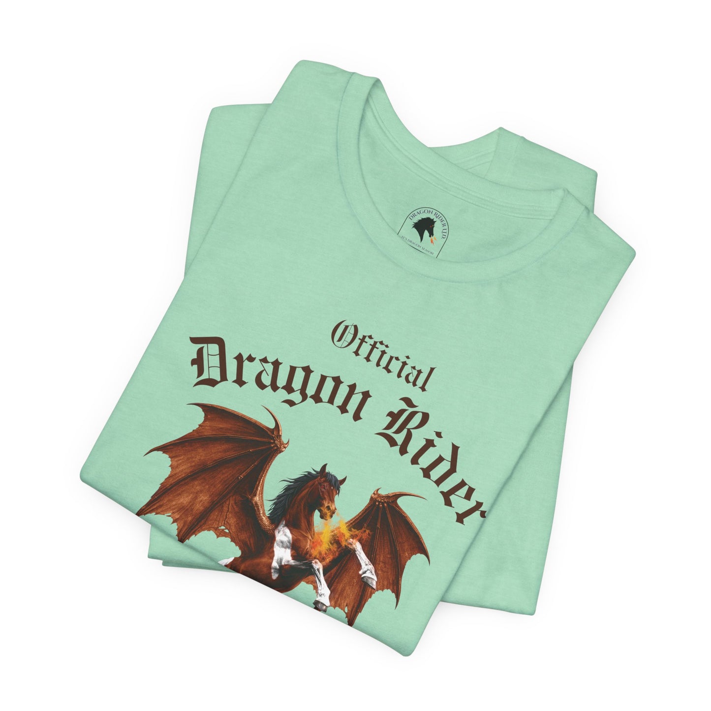 Personalized Bay & White Dragon Rider Jersey Short Sleeve Tee