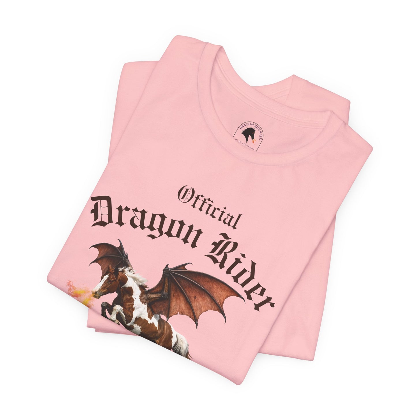 Personalized Chestnut & White Dragon Rider Jersey Short Sleeve Tee