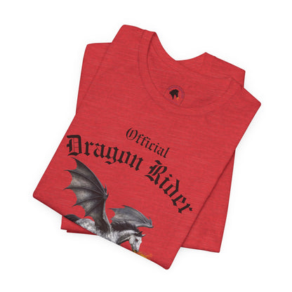 Personalized Gray Dragon Rider Jersey Short Sleeve Tee