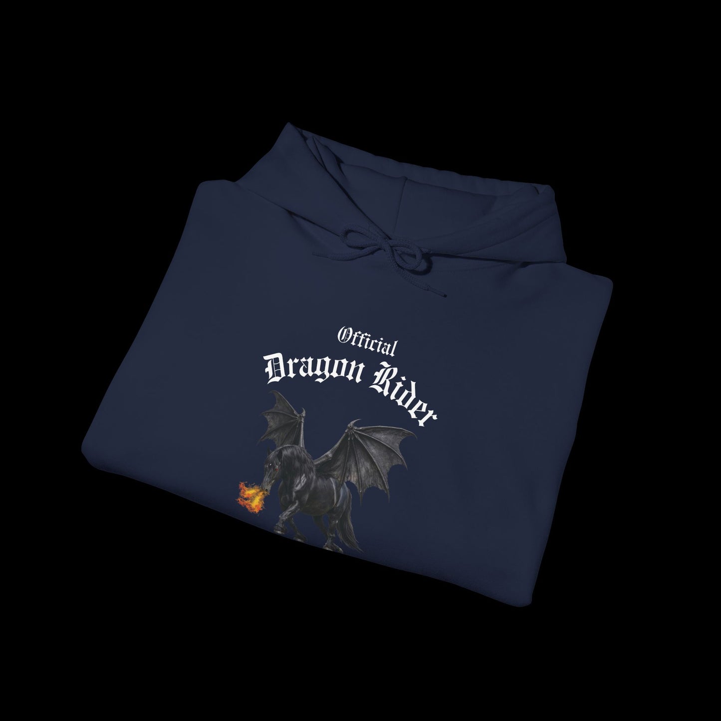 Black Official Dragon Rider Heavy Blend™ Hooded Sweatshirt