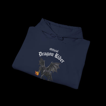 Black Official Dragon Rider Heavy Blend™ Hooded Sweatshirt