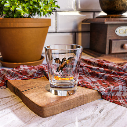 Dragon Horse Bay Fire Breathing Winged Horse Fantasy Equestrian Shot Glass