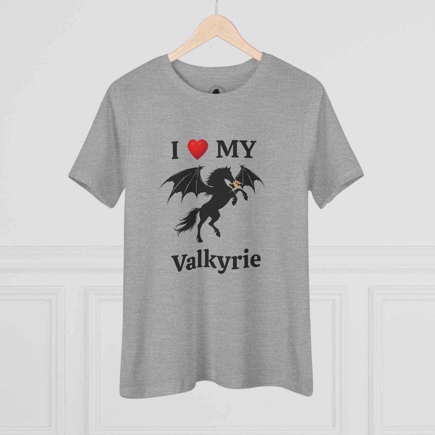 I Heart My Dragon Horse (E) Cotton Tee - Personalized with your horse's name!