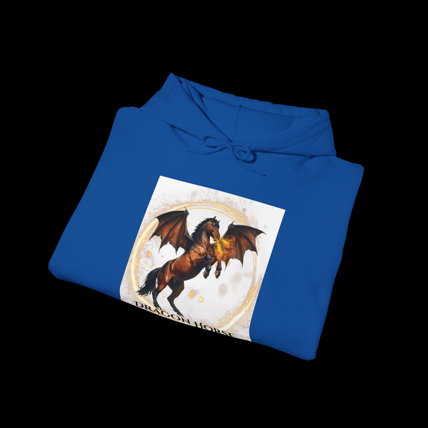 Bay Dragon Horse Heavy Blend™ Hooded Sweatshirt