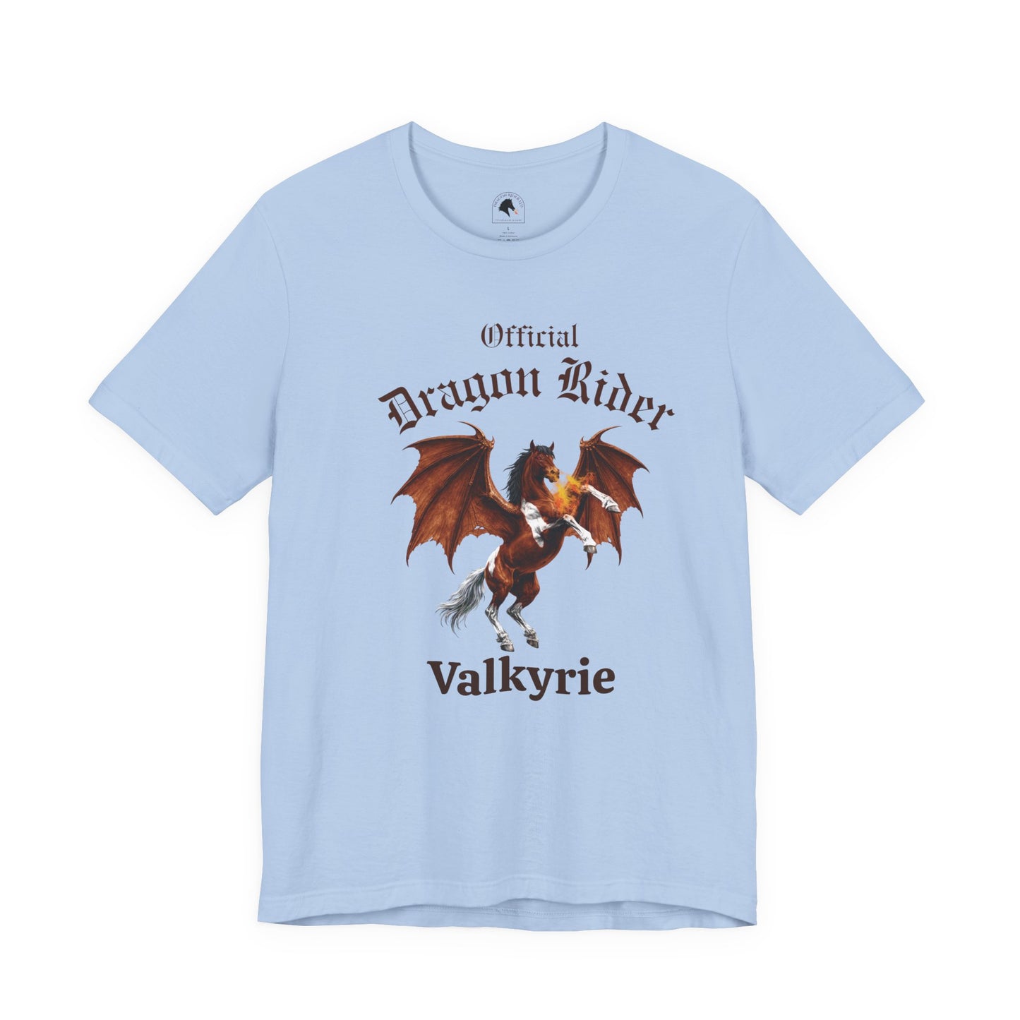 Personalized Bay & White Dragon Rider Jersey Short Sleeve Tee