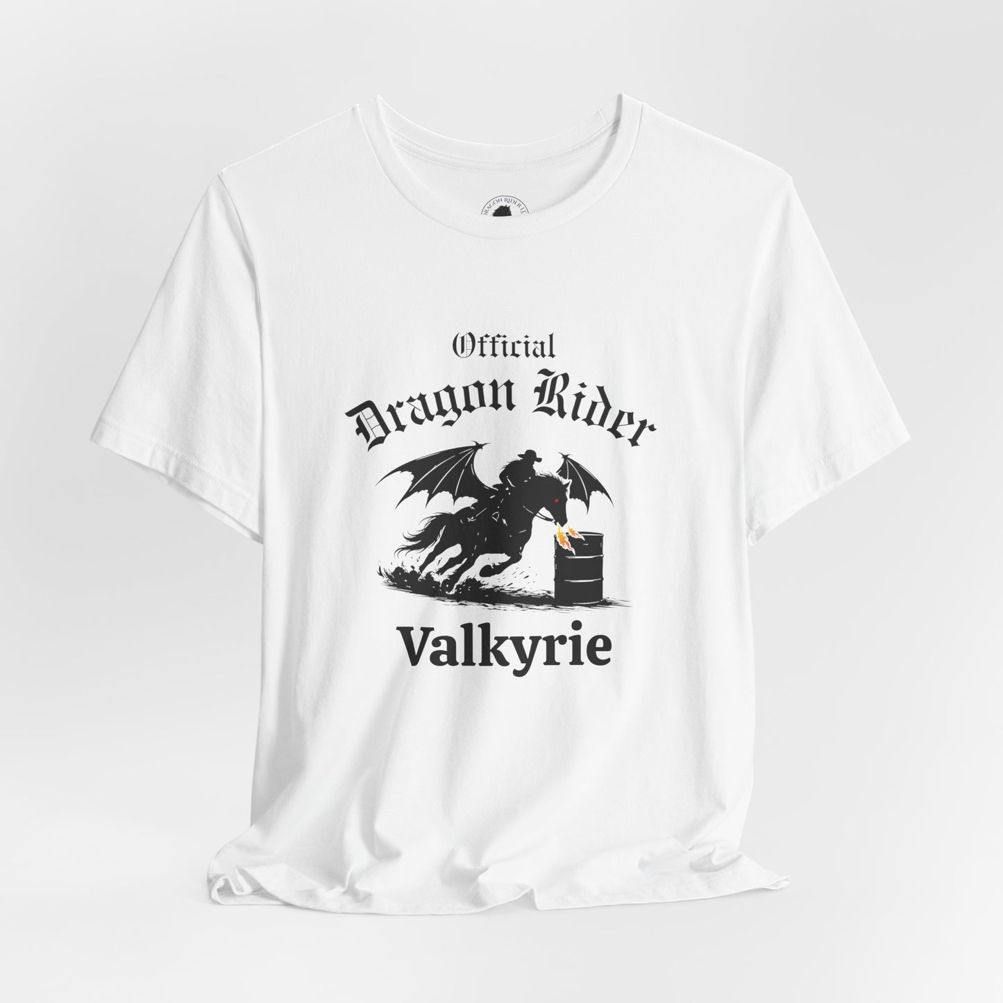 Personalized Barrel Racer Dragon Rider Jersey Short Sleeve Tee