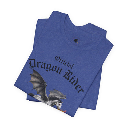 Personalized Gray Dragon Rider Jersey Short Sleeve Tee