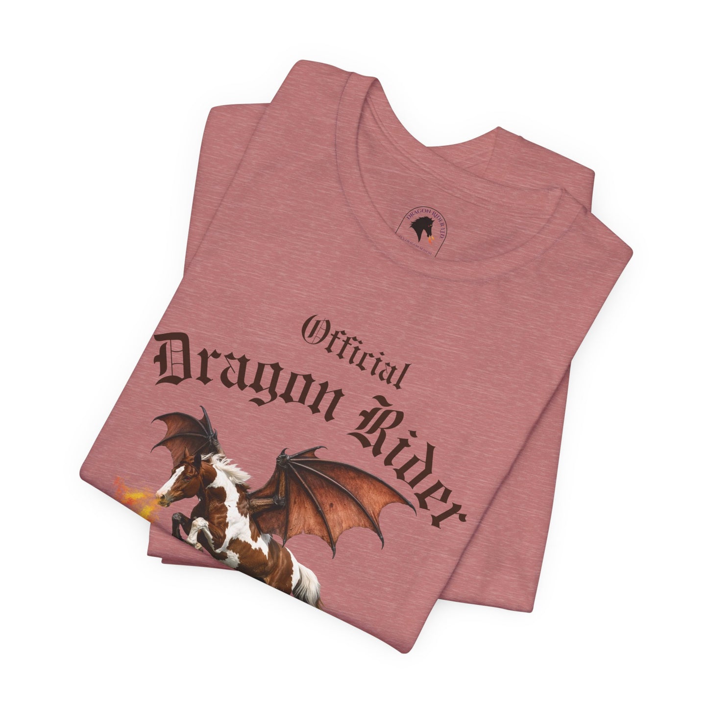 Personalized Chestnut & White Dragon Rider Jersey Short Sleeve Tee