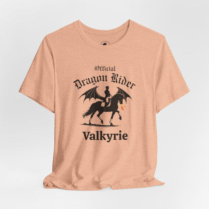 Personalized Dressage Dragon Rider Jersey Short Sleeve Tee