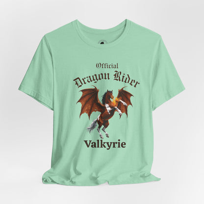 Personalized Bay & White Dragon Rider Jersey Short Sleeve Tee