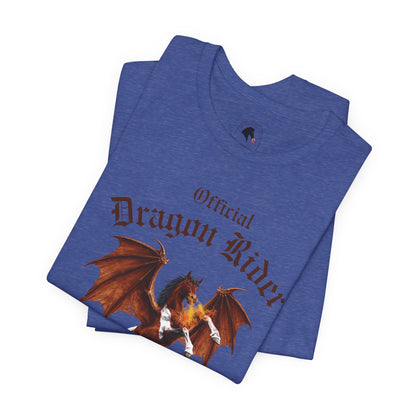 Personalized Bay & White Dragon Rider Jersey Short Sleeve Tee