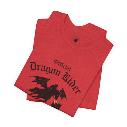 Personalized Barrel Racer Dragon Rider Jersey Short Sleeve Tee