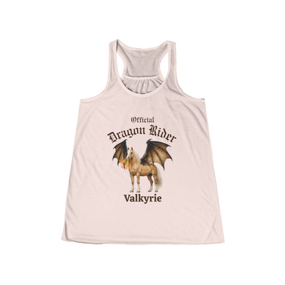 Personalized Palomino Dragon Rider Women's Flowy Racerback Tank