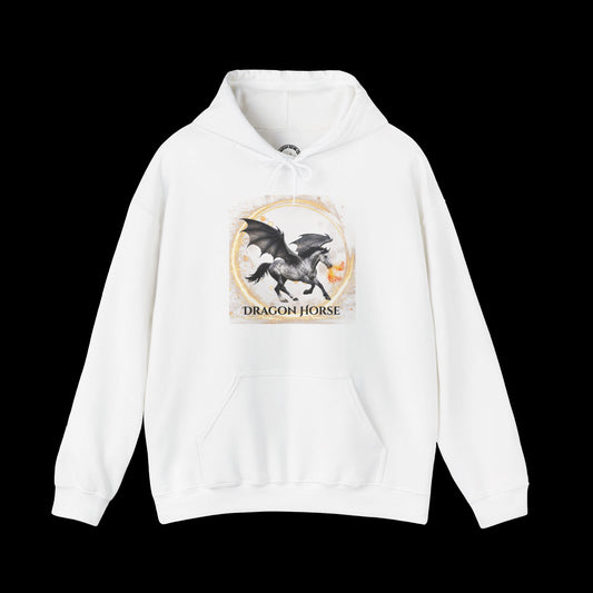 Gray Dragon Horse Heavy Blend™ Hooded Sweatshirt
