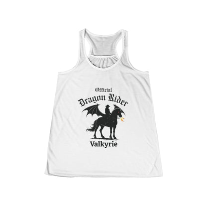 Personalized Western Dragon Rider Women's Flowy Racerback Tank