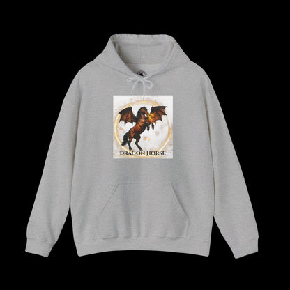 Bay Dragon Horse Heavy Blend™ Hooded Sweatshirt
