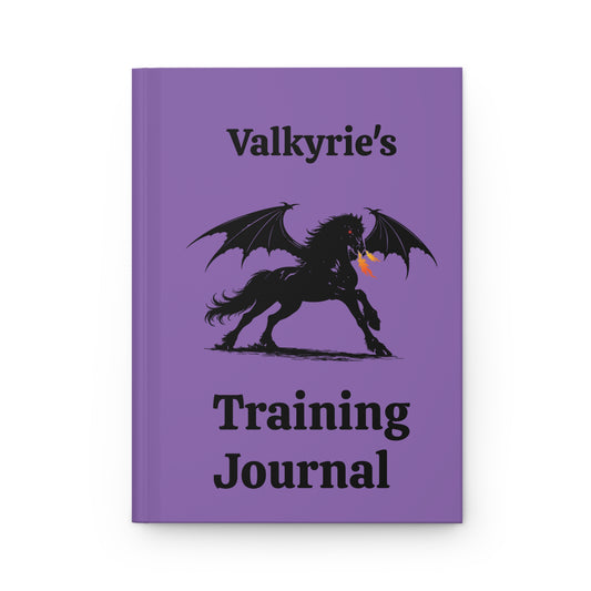 Personalized Hardcover Training Journal - Light Purple