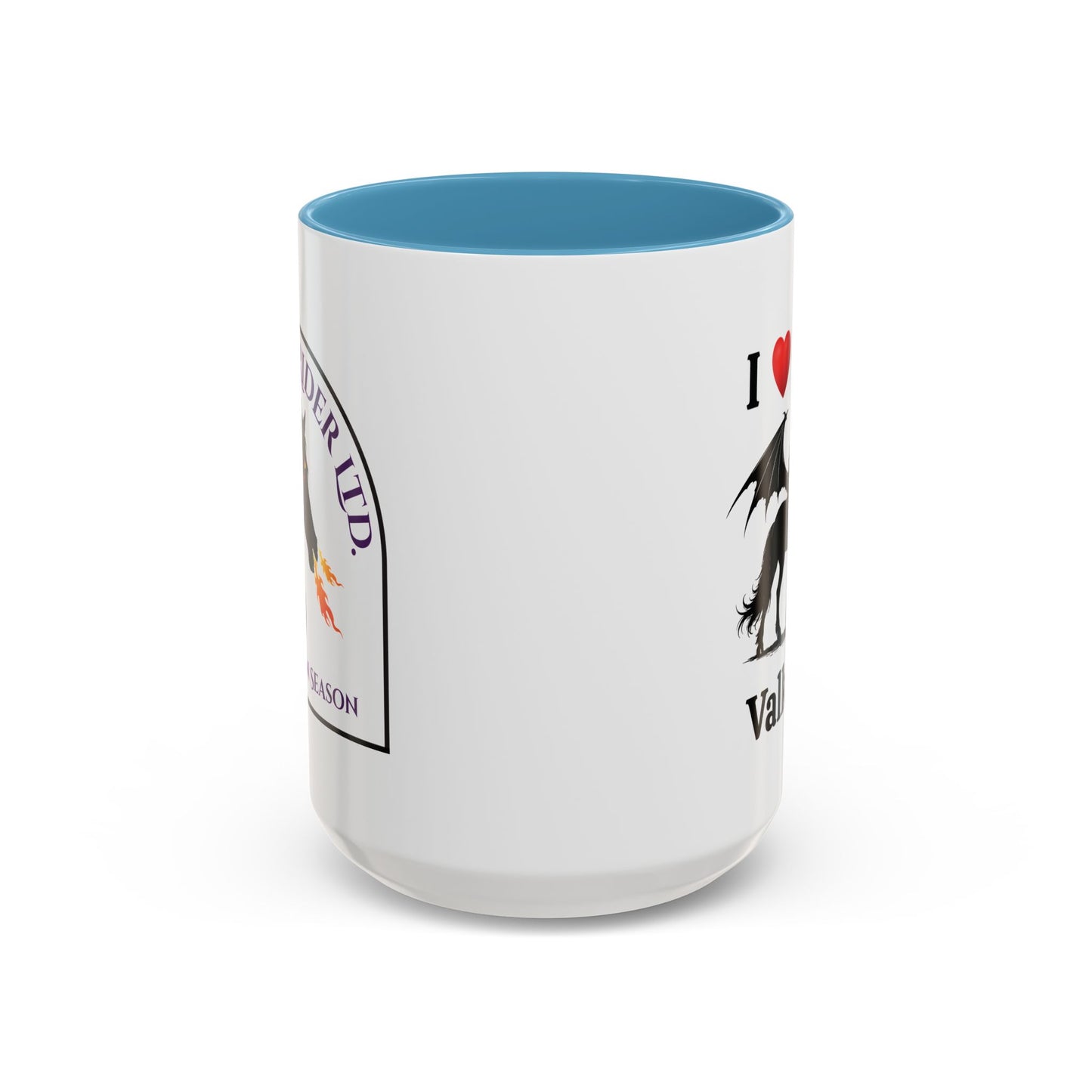 Personalized I Heart My Dragon Horse Accent Coffee Mug (15oz)