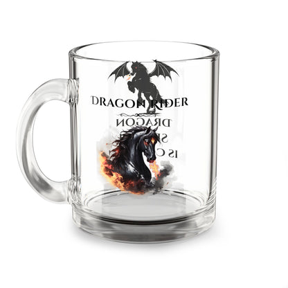 Dragon Rider Glass Mug, 10oz