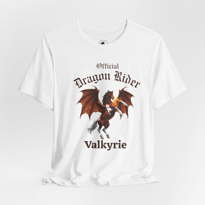 Personalized Bay & White Dragon Rider Jersey Short Sleeve Tee